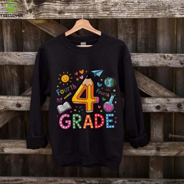 Fourth Grade Team Pencil Back To School Teacher Shirt