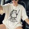 Cigarette Kitten Smoking Cat Meme Stupid Brainrot Shirt