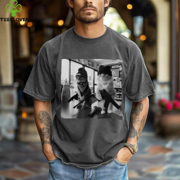 Gangster Cats Street Design shirt