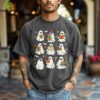 Halloween Skeleton Dog Spooky Animal Girls Graphic Shirt