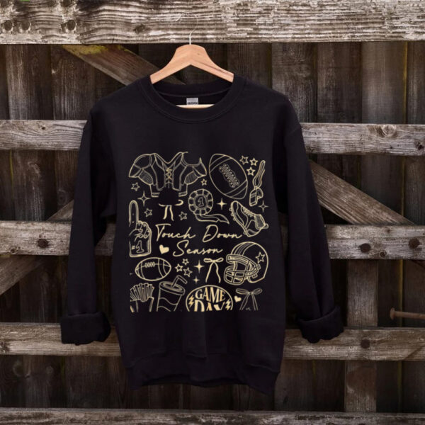 Girly Football Mom Game Day Shirt