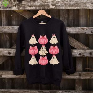 Halloween Coquette Bow Pumpkin Ghost Spooky Boo Women Girl Shirt