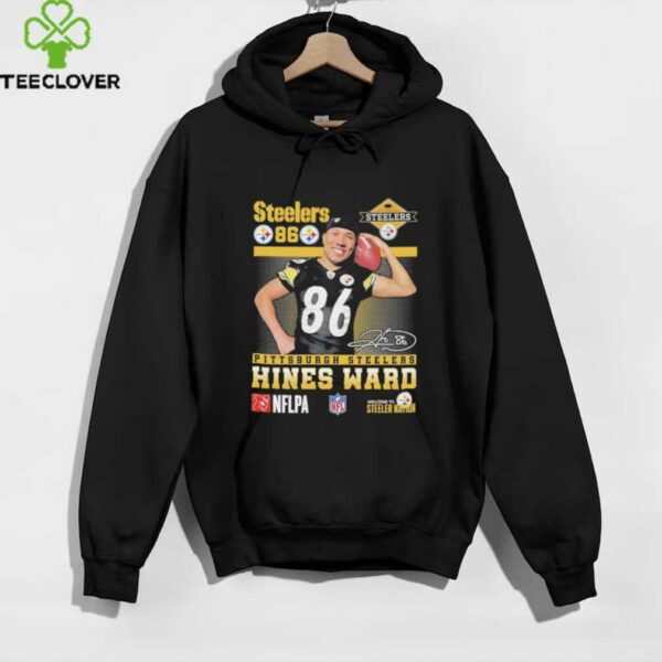 Hines Ward 86 Pittsburgh Steelers football signature shirt
