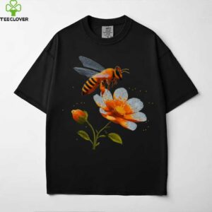 Honeybee And Flower Dot Art shirt