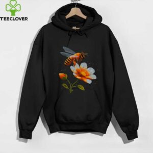 Honeybee And Flower Dot Art shirt