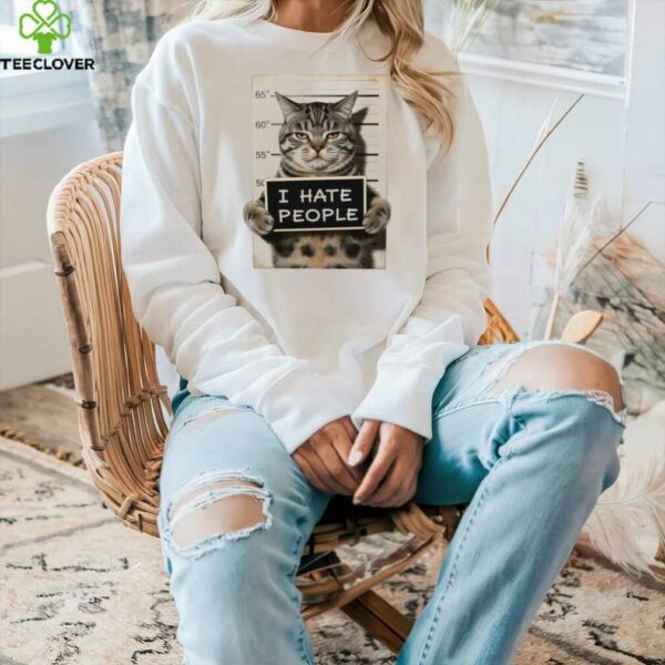 I Hate People Cat shirt