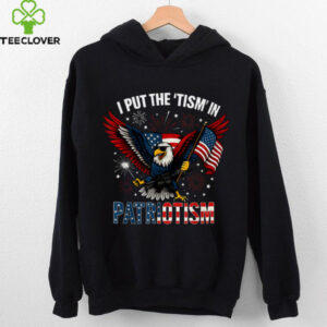 I Put The Tism In Patriotism Athletic Eagle Shirt