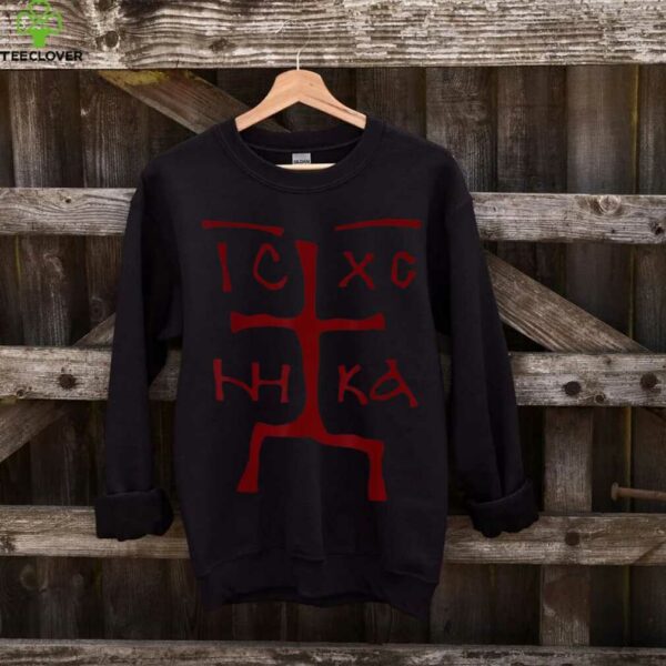 Ic Xc Nika Cross Christian Orthodox Christogram Cross shirt