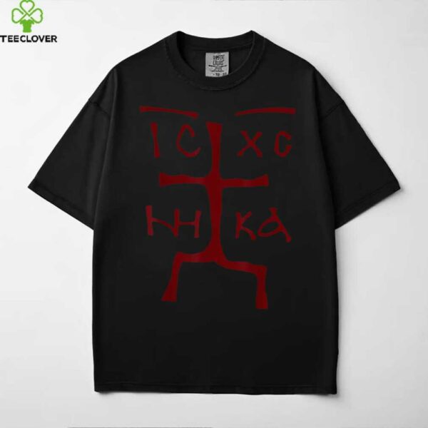 Ic Xc Nika Cross Christian Orthodox Christogram Cross shirt