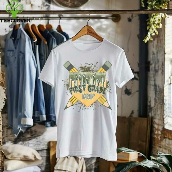 Ice Cream Drip Youth First Grade Boys Back To School Shirt