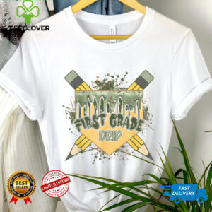 Ice Cream Drip Youth First Grade Boys Back To School Shirt
