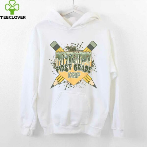 Ice Cream Drip Youth First Grade Boys Back To School Shirt