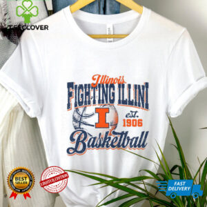 Illinois Basketball Shirt Retro