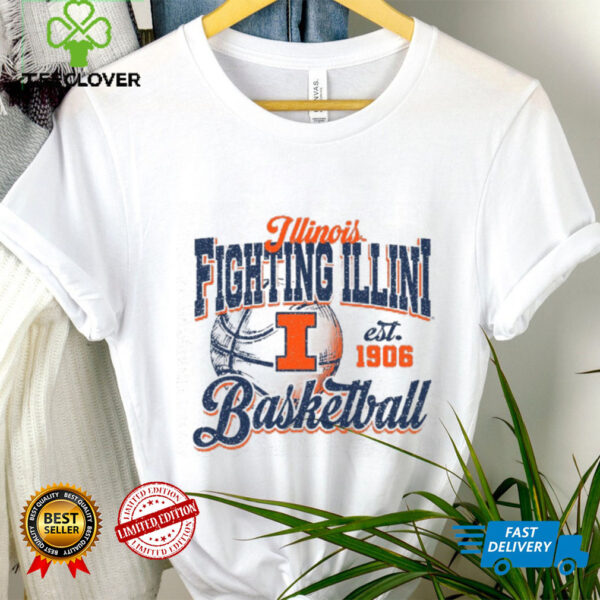 Illinois Basketball Shirt Retro