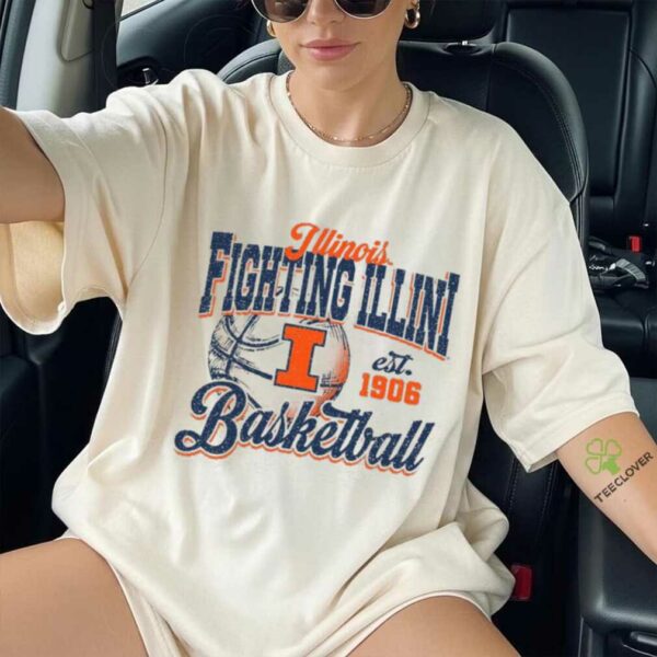 Illinois Basketball Shirt Retro