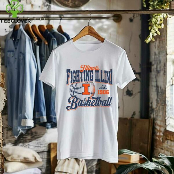 Illinois Basketball Shirt Retro