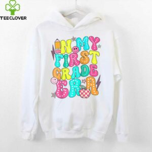 In My First Grade Era 1st Grade Girl Teacher Back To School Raglan Baseball Tee Shirt