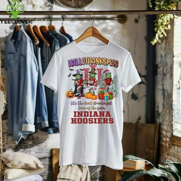 Indiana Hoosiers Hallothanksmas It’s The Most Wonderful Time Of The Year Shirt