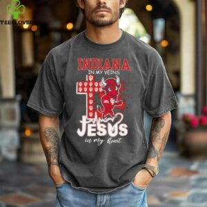 Indiana Hoosiers Jesus In My Heart 2025 T Shirt