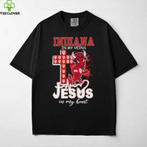 Indiana Hoosiers Jesus In My Heart 2025 T Shirt