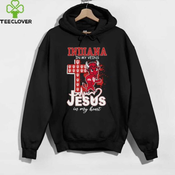 Indiana Hoosiers Jesus In My Heart 2025 T Shirt