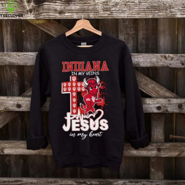 Indiana Hoosiers Jesus In My Heart 2025 T Shirt