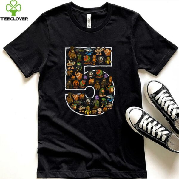 Italian Brainrot Birthday 5 Age Meme 5th Boys Girls Shirt