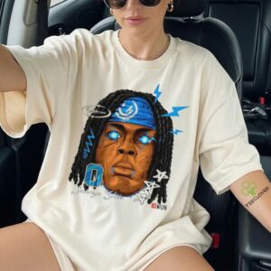 Jahmyr Gibbs Detroit Lions NFLPA big head shirt