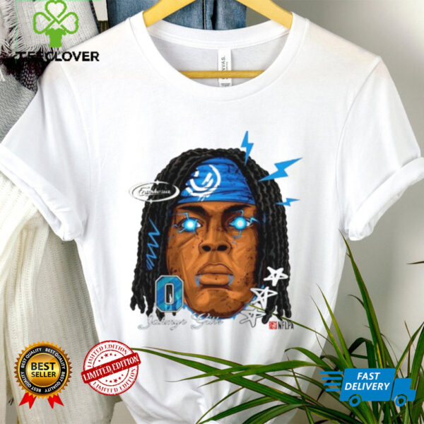 Jahmyr Gibbs Detroit Lions NFLPA big head shirt