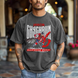 Jakob Chychrun 6 Washington Hockey player autographed shirt