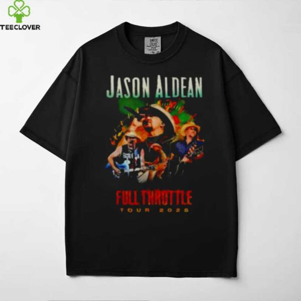 Jason Aldean Full Throttle Tour 2025 signature shirt