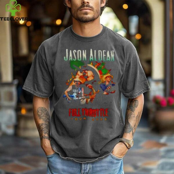 Jason Aldean Full Throttle Tour 2025 signature shirt