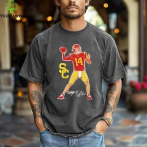 Jayden Maiava Superstar USC Trojans signature pose shirt
