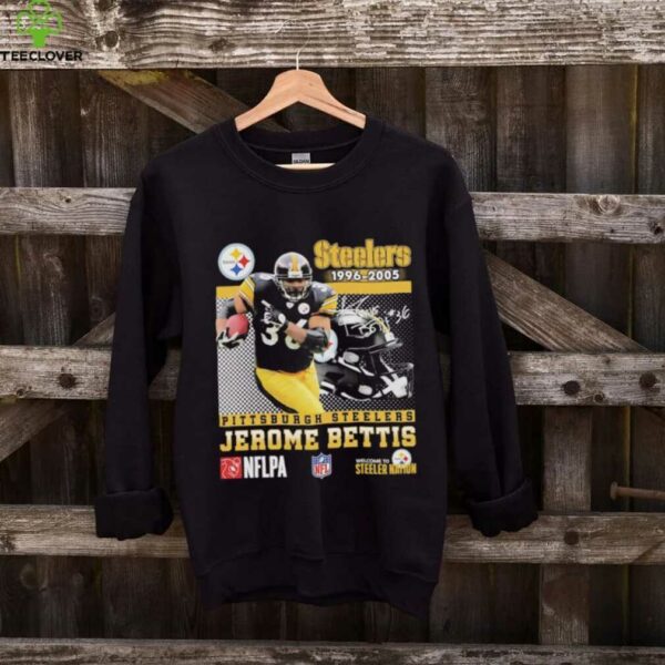 Jerome Bettis Pittsburgh Steelers 1996 2005 signature shirt