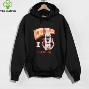 John Forster illustrated Illinois football shirt