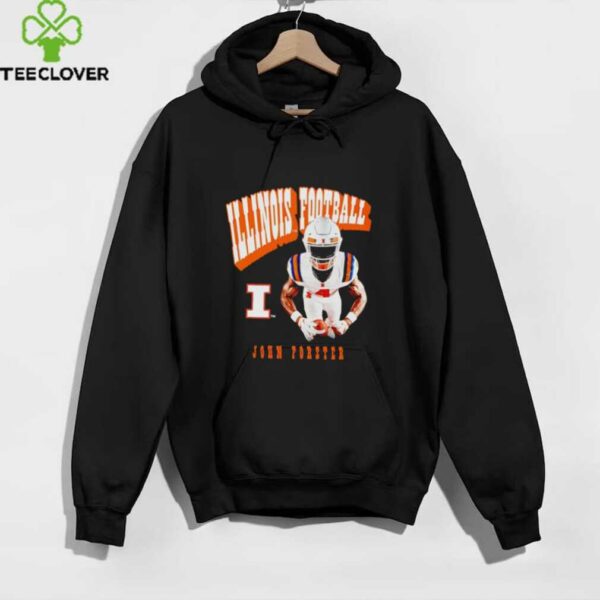 John Forster illustrated Illinois football shirt