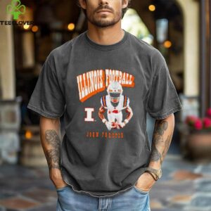John Forster illustrated Illinois football shirt