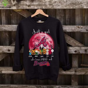 Just a Girl Who Loves Witches & Braves T Shirt