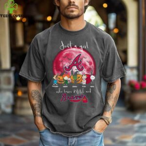 Just a Girl Who Loves Witches & Braves T Shirt