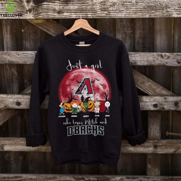 Just a Girl Who Loves Witches & DBACKS T Shirt