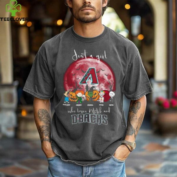 Just a Girl Who Loves Witches & DBACKS T Shirt