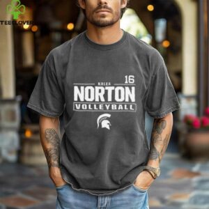 Kalea Norton Michigan State Spartans Black NIL Stacked BoxShirt