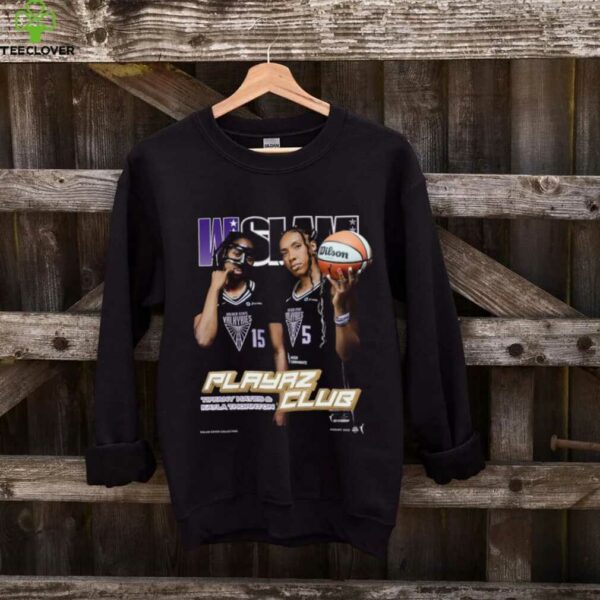 Kayla Thornton & Tiffany Hayes Golden State Valkyries SLAM Unisex Cover T Shirt