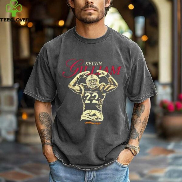 Kelvin Gilliam Jr Virginia Tech Football Illustrated shirt