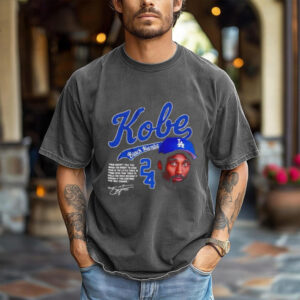 Kobe Black Mamba Los Angeles Dodgers 90’s graphic signature shirt