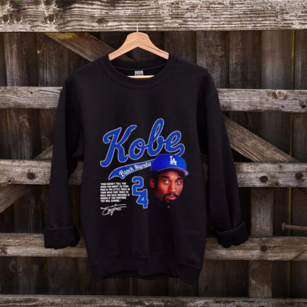 Kobe Black Mamba Los Angeles Dodgers 90’s graphic signature shirt