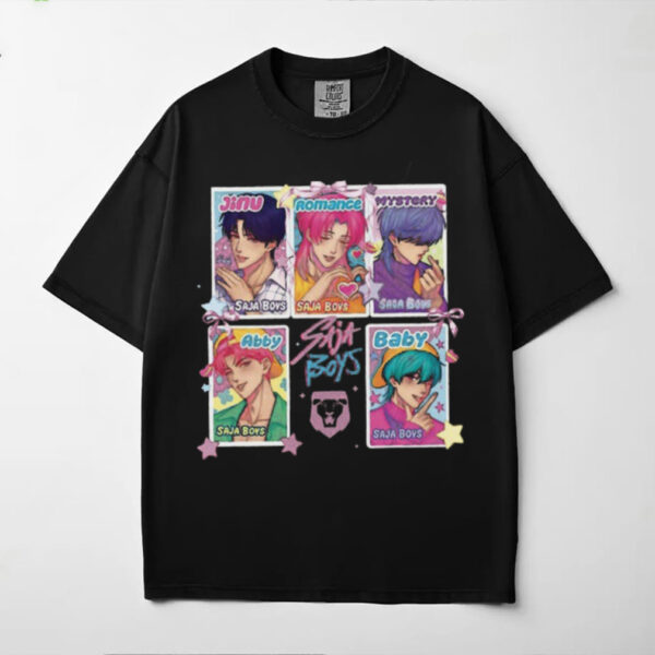 Kpop Saja Boys Demon Hunters T shirt