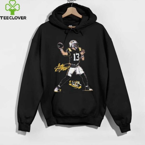 LSU Football Garrett Nussmeier Superstar Pose Shirt