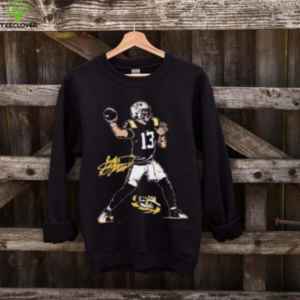 LSU Football Garrett Nussmeier Superstar Pose Shirt