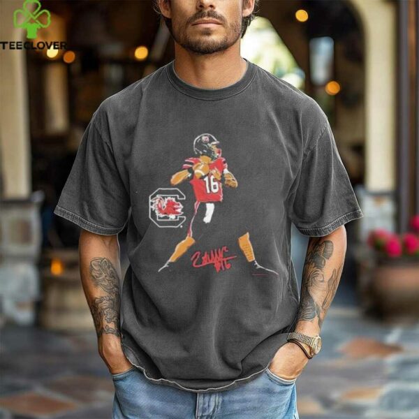 LaNorris Sellers Superstar Pose South Carolina Gamecocks shirt